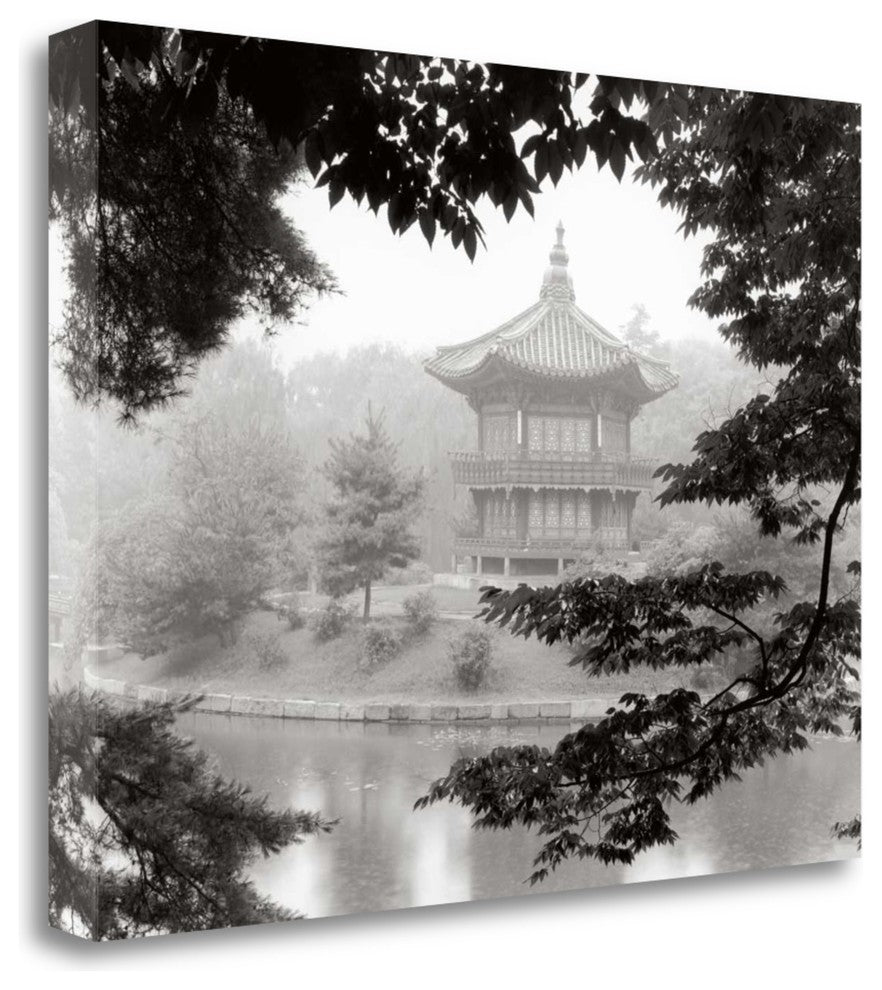 "Lotus Pavillion I" By Monte Nagler, Giclee Print on Gallery Wrap Canvas