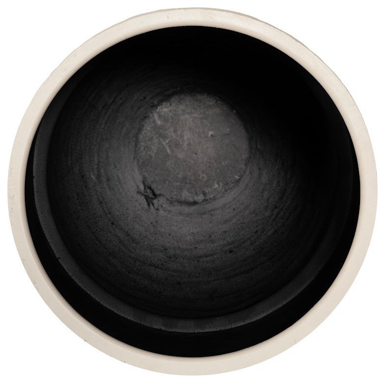 Flora Grande Planter, Cream