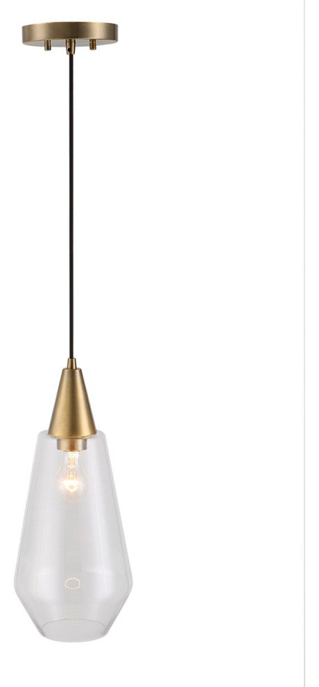 Uttermost Eichler 1-Light Mini Pendant 21559, Antique Brass