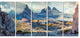 Beautiful Lacatelli in National Park, Landscape Canvas Print, 60"x28", 5 Panels