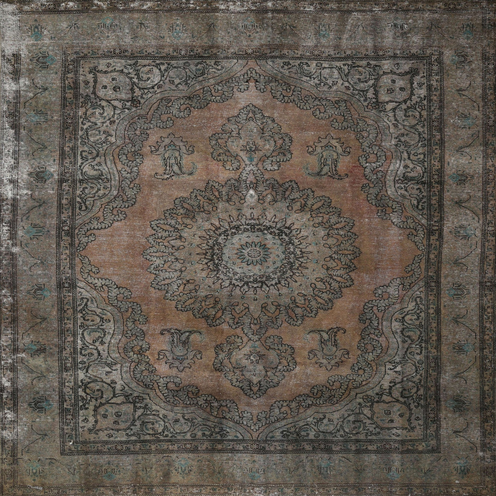 Ahgly Company Indoor Square Traditional Area Rugs, 4' Square
