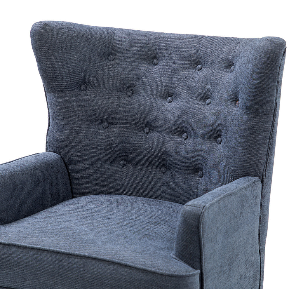 Armchair Set of 2, Navy