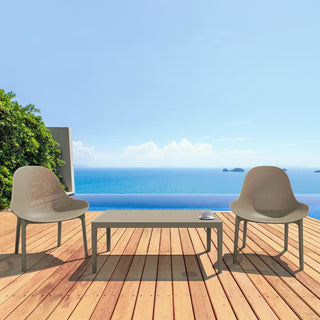 Compamia 39" Sky Lounge Table, Taupe