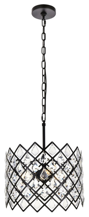 Lyla 13" Pendant, Black