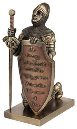 Put On The Whole Armor Of God Statue
