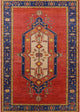 Ahgly Company Indoor Rectangle Mid-Century Modern Area Rugs, 7' x 9'