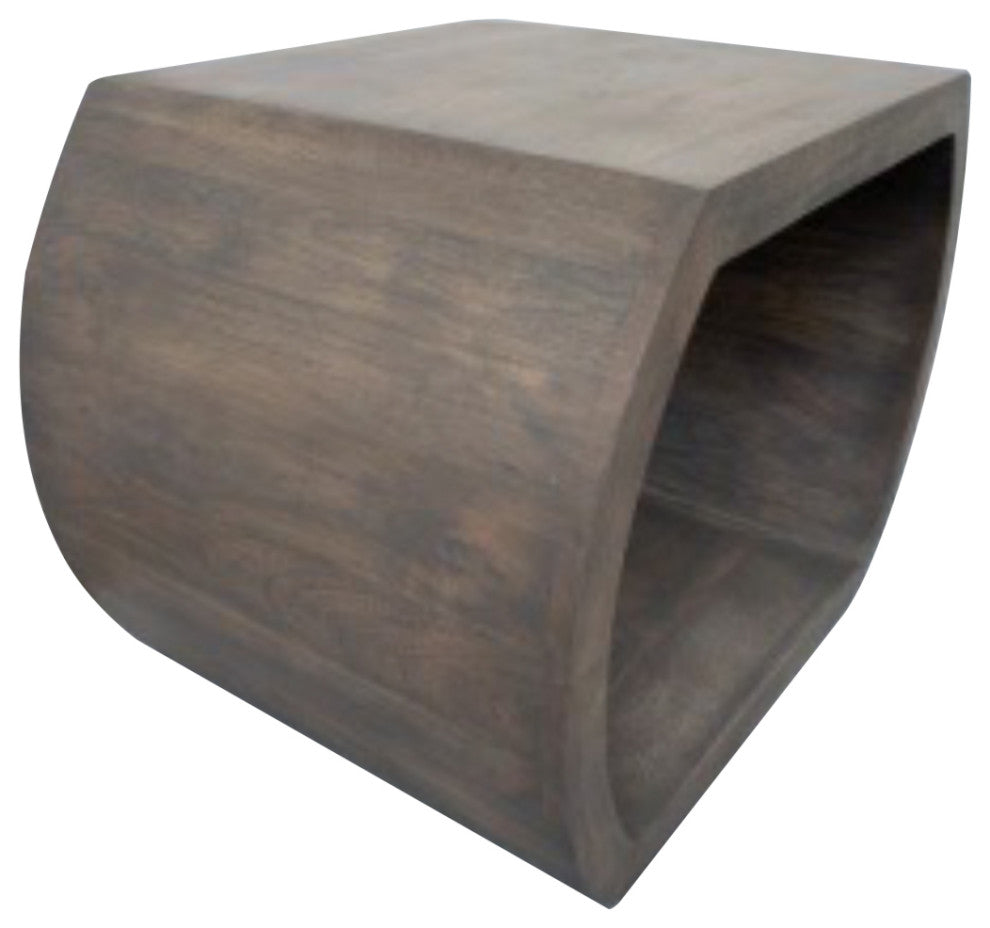 Infinity End Table, Grey