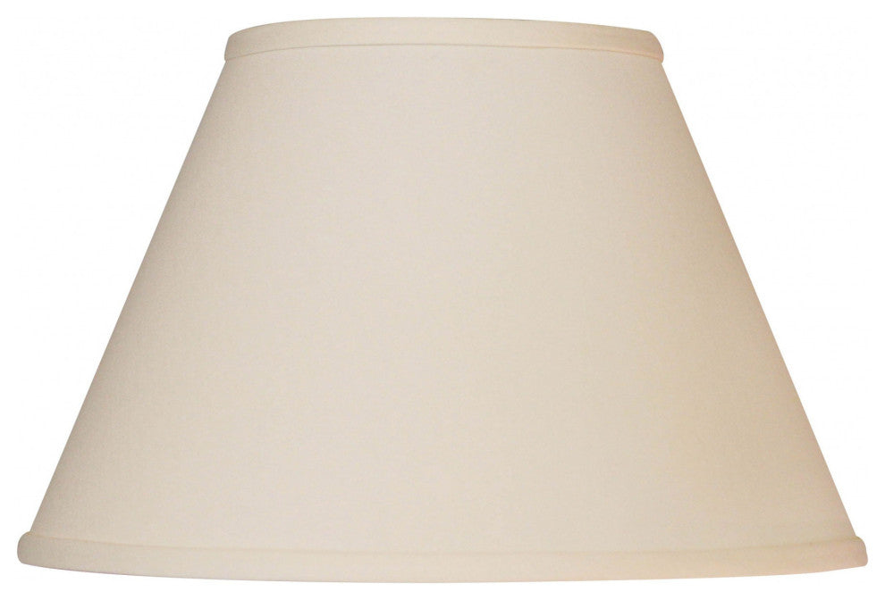 12" Ivory Premium Empire Slanted No Slub Lampshade