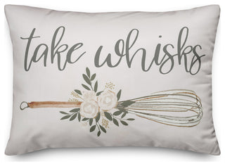 Take Whisks 14"x20" Spun Poly Pillow