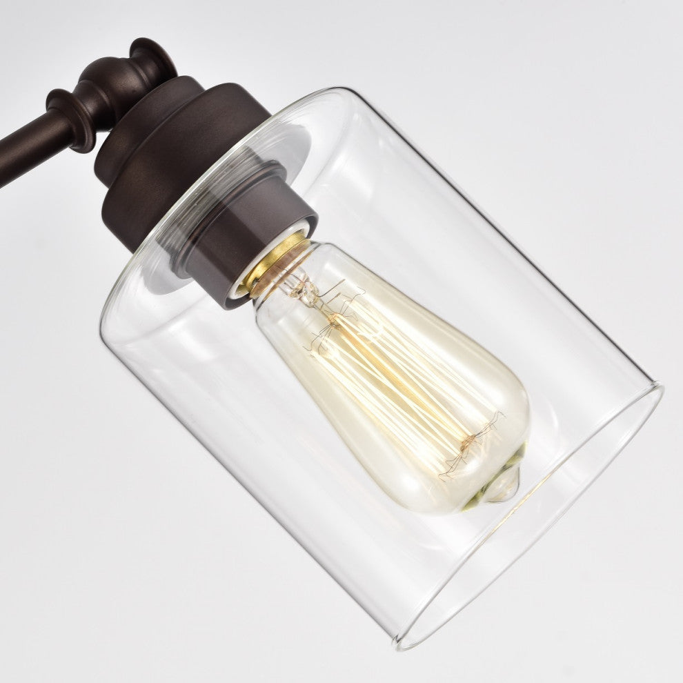 CHLOE Lighting KARSON Transitional 3-Light Oil Rubbed Bronze Bath Fixture
