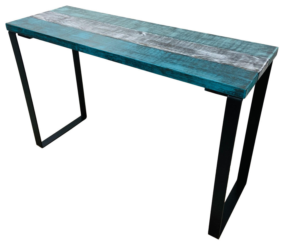 Barn Walls Bedroom Console Table Accent Table, Handcrafted, Industrial Mix, 48" Length