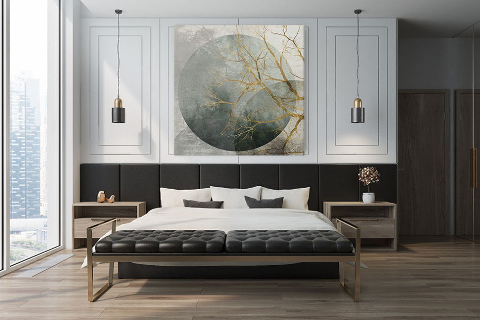 "Mid Night II" Fine Art Giant Canvas Print, 54"x54"