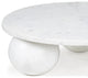 Regina Andrew Marlow Marble Plate Small, White