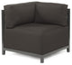 Seascape Axis Corner Chair Slipcover, Charcoal