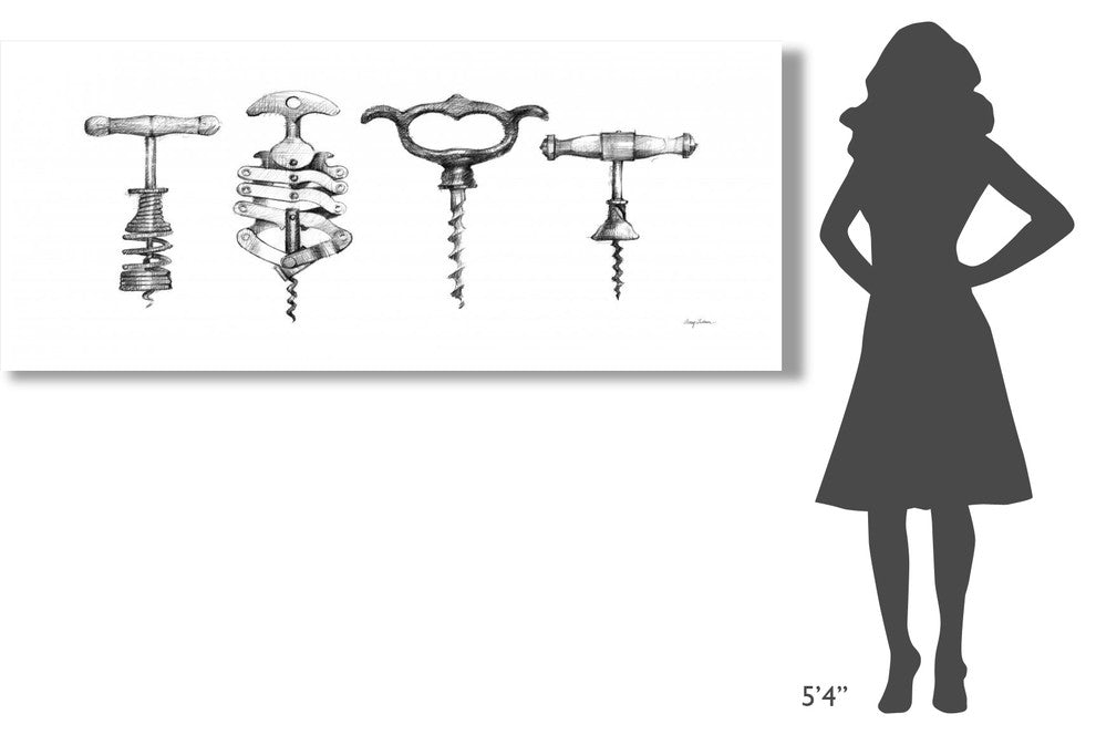 "Corkscrew Collection" Digital Paper Print by Avery Tillmon, 77"x32"