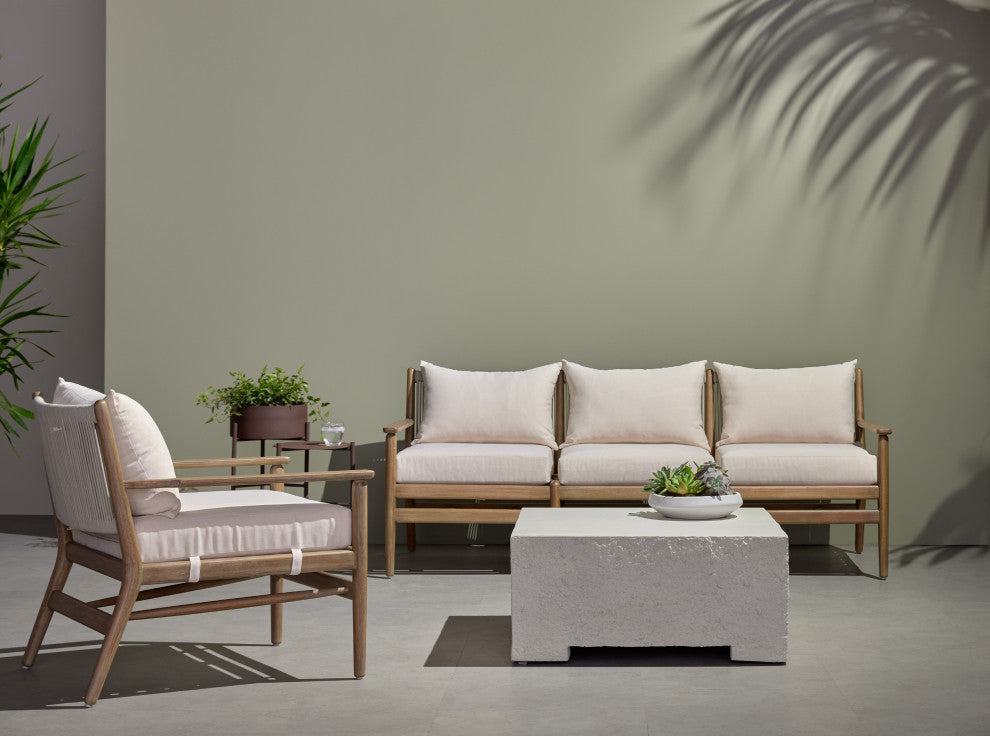 Rosen Outdoor Chair-Natural Eucalyptus