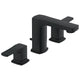 Tribune 2H Widespread Bath Faucet, 50/50 Pop-Up Drain 1.2gpm, Satin Black