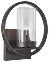 JOSEPH Transitional 1 Light Rubbed Bronze Outdoor/Indoor Wall Sconce 11"