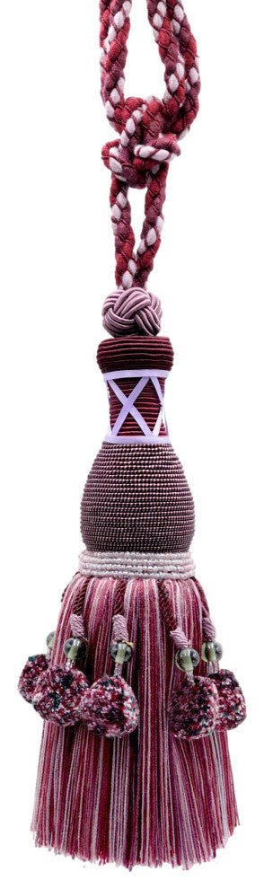 Tassel Tieback, Style# TBRW10, Color# VL01 - Holly Red [Sold Individually]