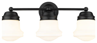 Zlite 735-3V-MB 3-Light Vanity, Matte Opal