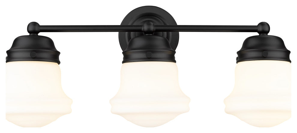 Zlite 735-3V-MB 3-Light Vanity, Matte Opal