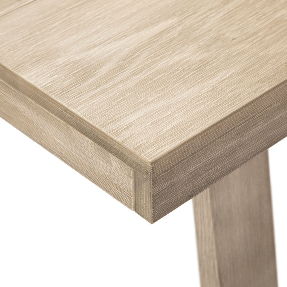 Plank+Beam Classic Solid Wood Dining Table Set with 2 Benches
