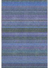 Premium Machine Washable Mayfield AMF527 Blue 5' x 7'6" Rug