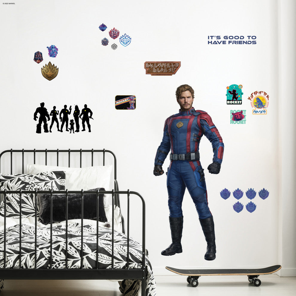 Guardians of the Galaxy 3 Star-Lord Quill Giant Peel & Stick Wall Decals