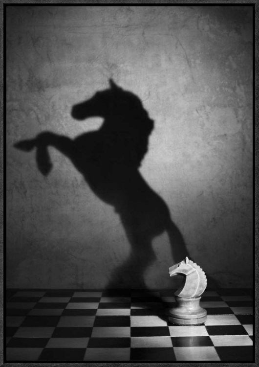"The Soul Of A Mustang" Framed Canvas Giclee by Victoria Ivanova, 16x23"