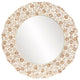 Howard Elliott Antigua Round Shell Mirror