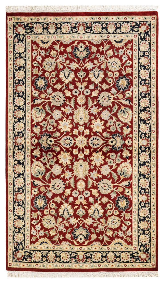 Yekyi One-of-a-Kind Hand-Knotted Area Rug Red, 3'1"x5'4"