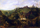 Theodore Rousseau Bourg en Auvergne Premium Canvas Print