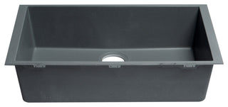 ALFI brand AB3020UM-T Titanium 30" Undermount Granite Composite Kitchen Sink