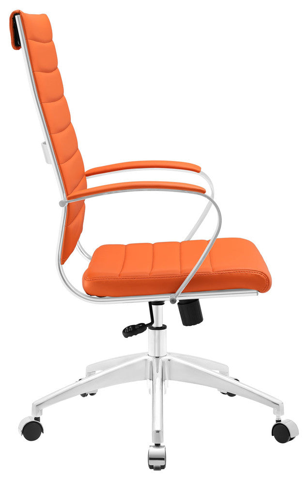 Jive Highback Faux Leather Office Chair, Orange