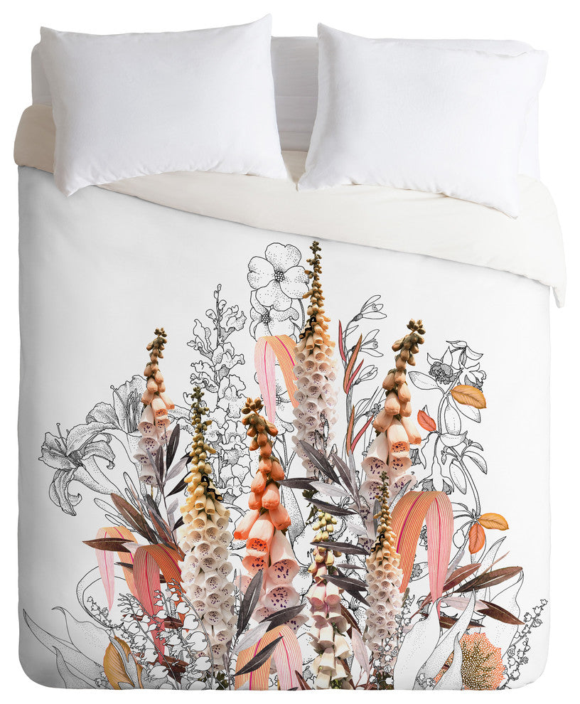 Iveta Abolina Lupines Cream Duvet Cover Set, Queen