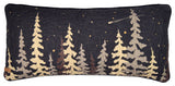 Moonlit Cabin Rectangle Decorative Pillow