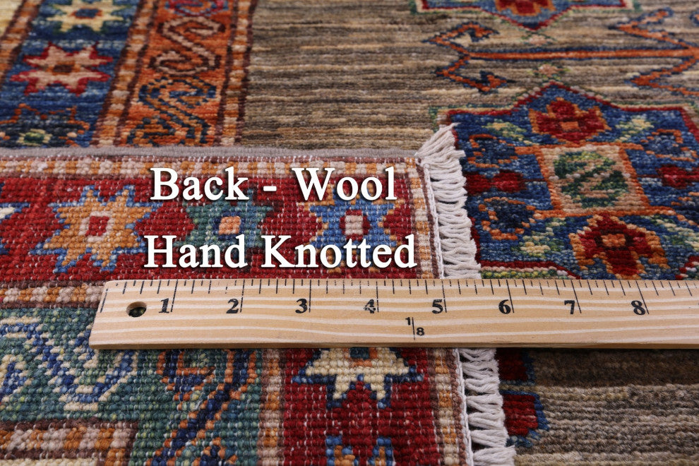Handmade Super Kazak Wool Rug 8' 3" X 11' 3" - Q12417