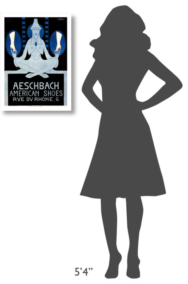 "Aeschbach American Shoes" Digital Paper Print by Hans Schoellhorn, 17"x24"