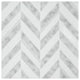 Achim Home Furnishing Retro 12" x 12" Self Adhesive Floor Tiles Chevron 20 Tile