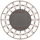 Avoca Decorative Round Mirror, Bronze, 28" Diameter