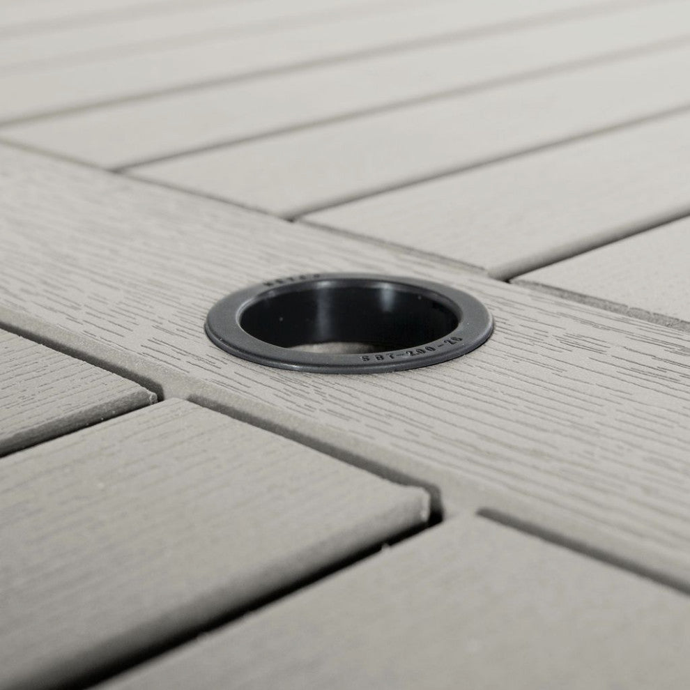 Hamilton 7-Piece Rectangle Counter-Height Dining Set, Harbor Gray