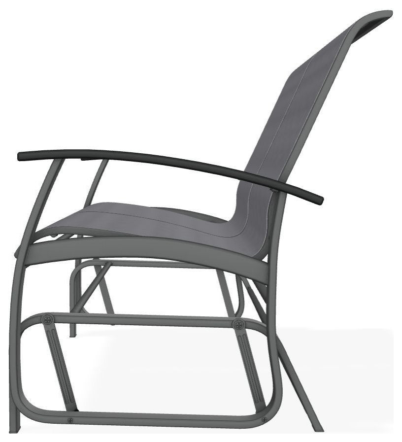 Belle Isle Sling 2-Seat Glider, Augustine Pewter/Graphite