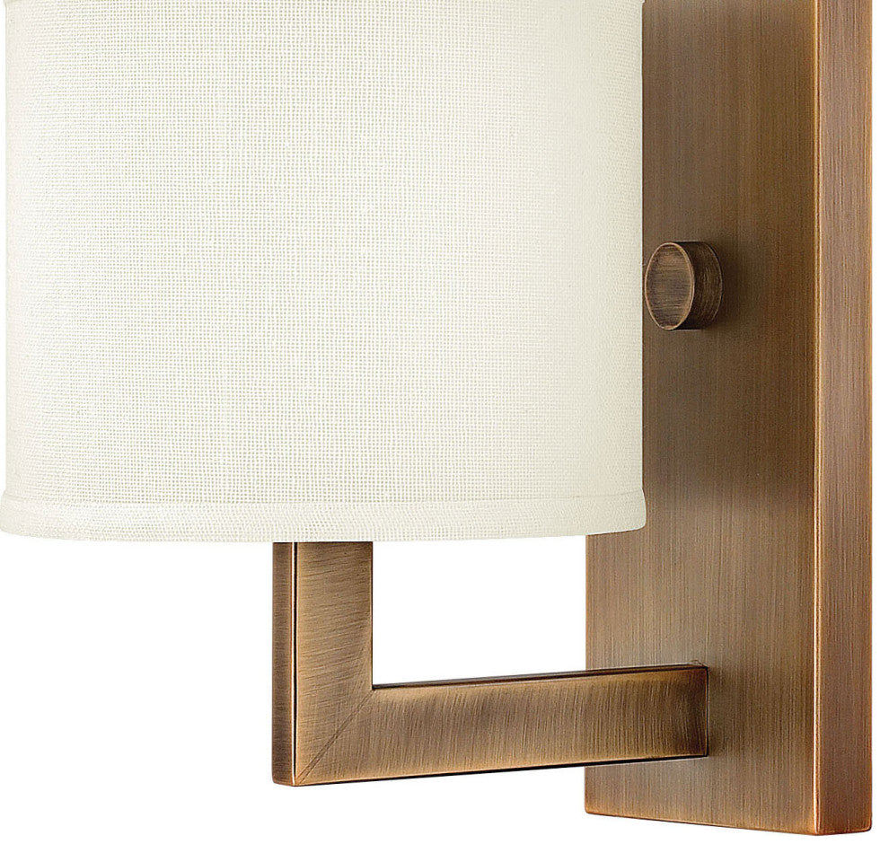 Hinkley Hampton Single Light Sconce, Brushed Bronze