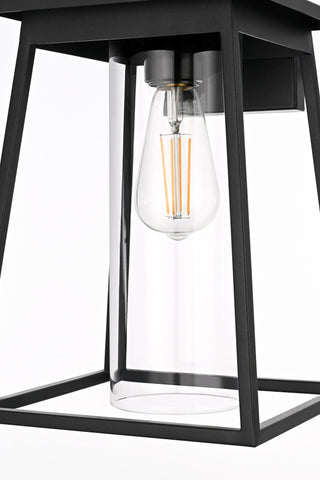 Home Living 8.5" Outdoor Wall Sconce, Black