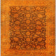 Ahgly Company Indoor Square Mid-Century Modern Area Rugs, 3' Square