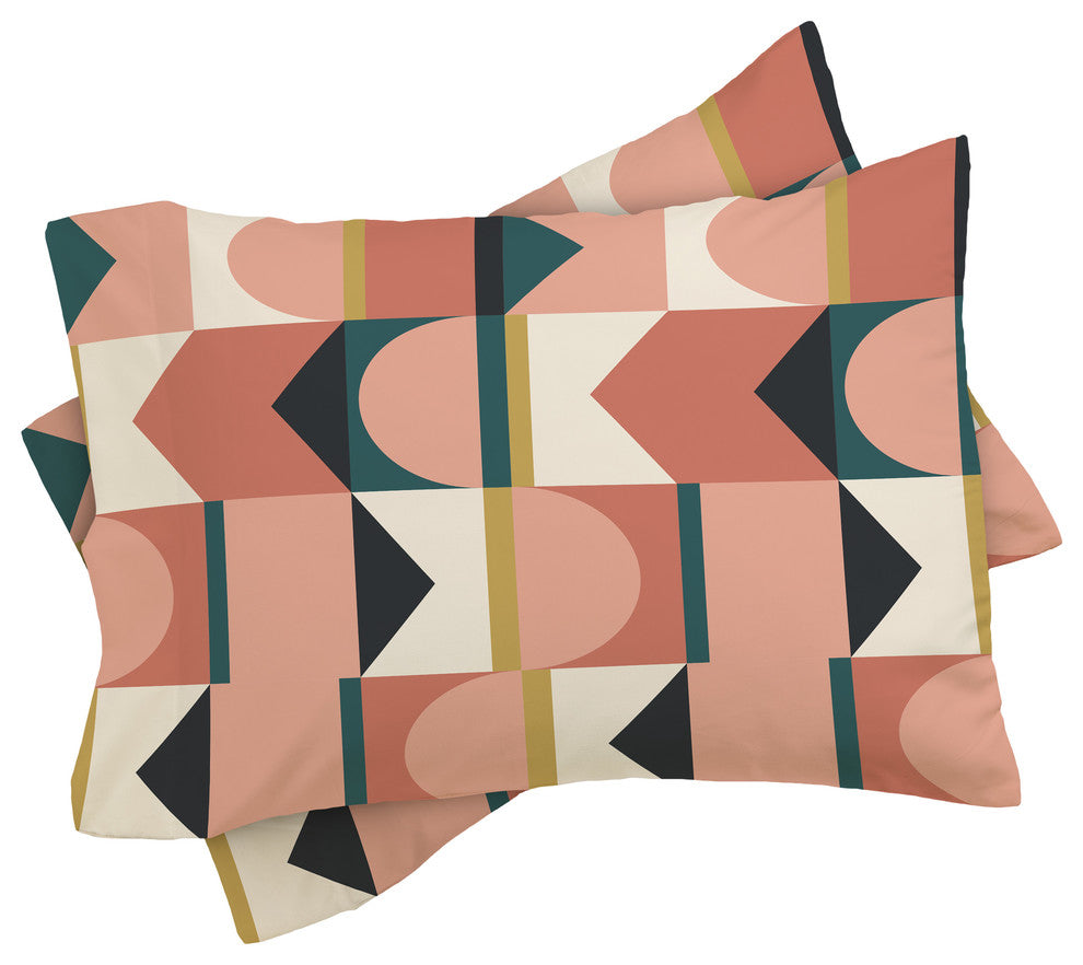 The Old Art Studio Maximalist Geometric 01 Duvet Cover Set, Twin XL