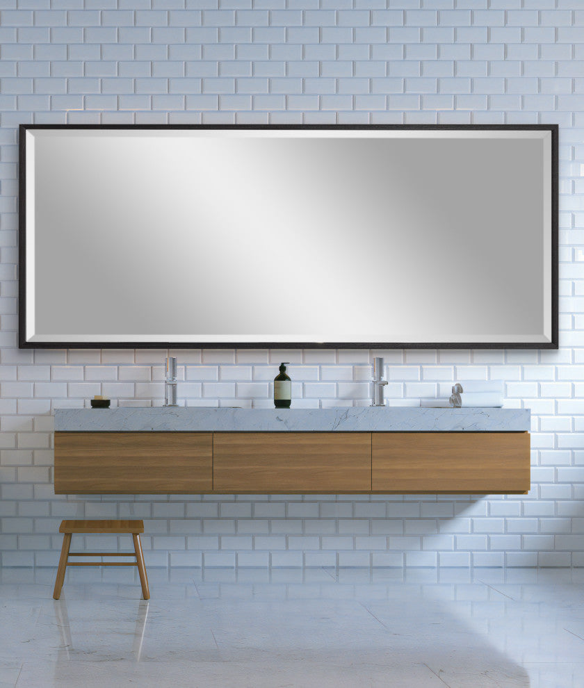 Solna Full-Length Leaner Mirror, Black