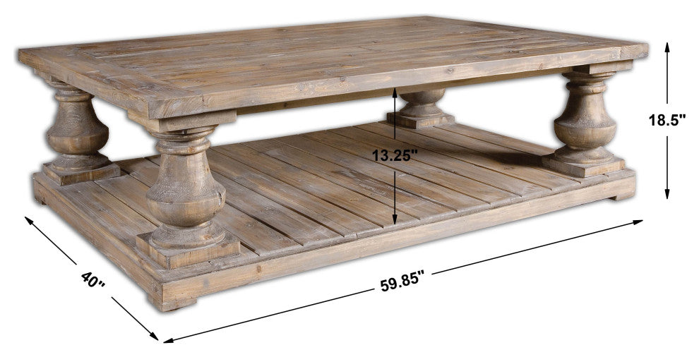 Uttermost Stratford Rustic Cocktail Table