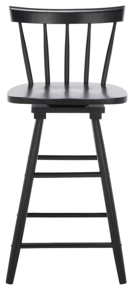 Safavieh Tage Swivel Counter Stool, Black