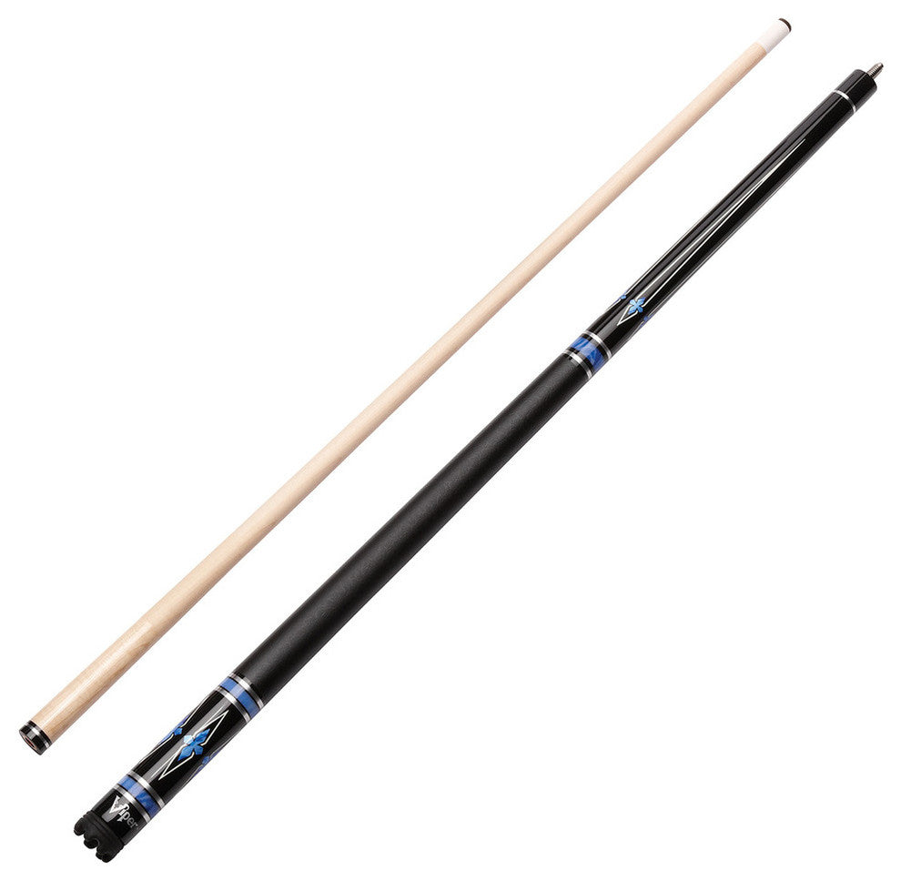 Viper Sinister Series Cue With Black Faux Leather Wrap, 50-1401